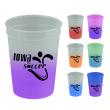 Cups-On-The-Go - 12 oz. Cool Color Change Stadium Cup